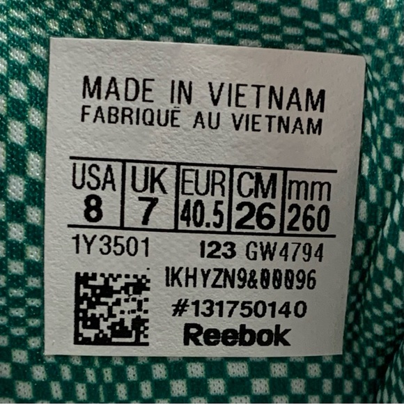 🍏 [BRAND NEW] REEBOK CLUB C 85 PUMP GLEN GREEN MENS SHOES SIZE 8 SNEAKERS 🍏 - Picture 11 of 13